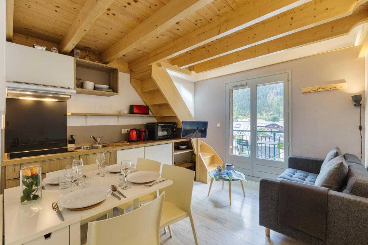 Central Duplex Apartment - Blanc Neige - Happy Rentals Chamonix Bagian luar foto